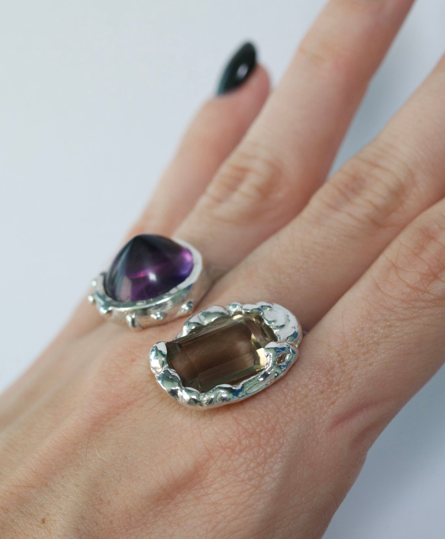 Amethyst & Bi-color Quartz