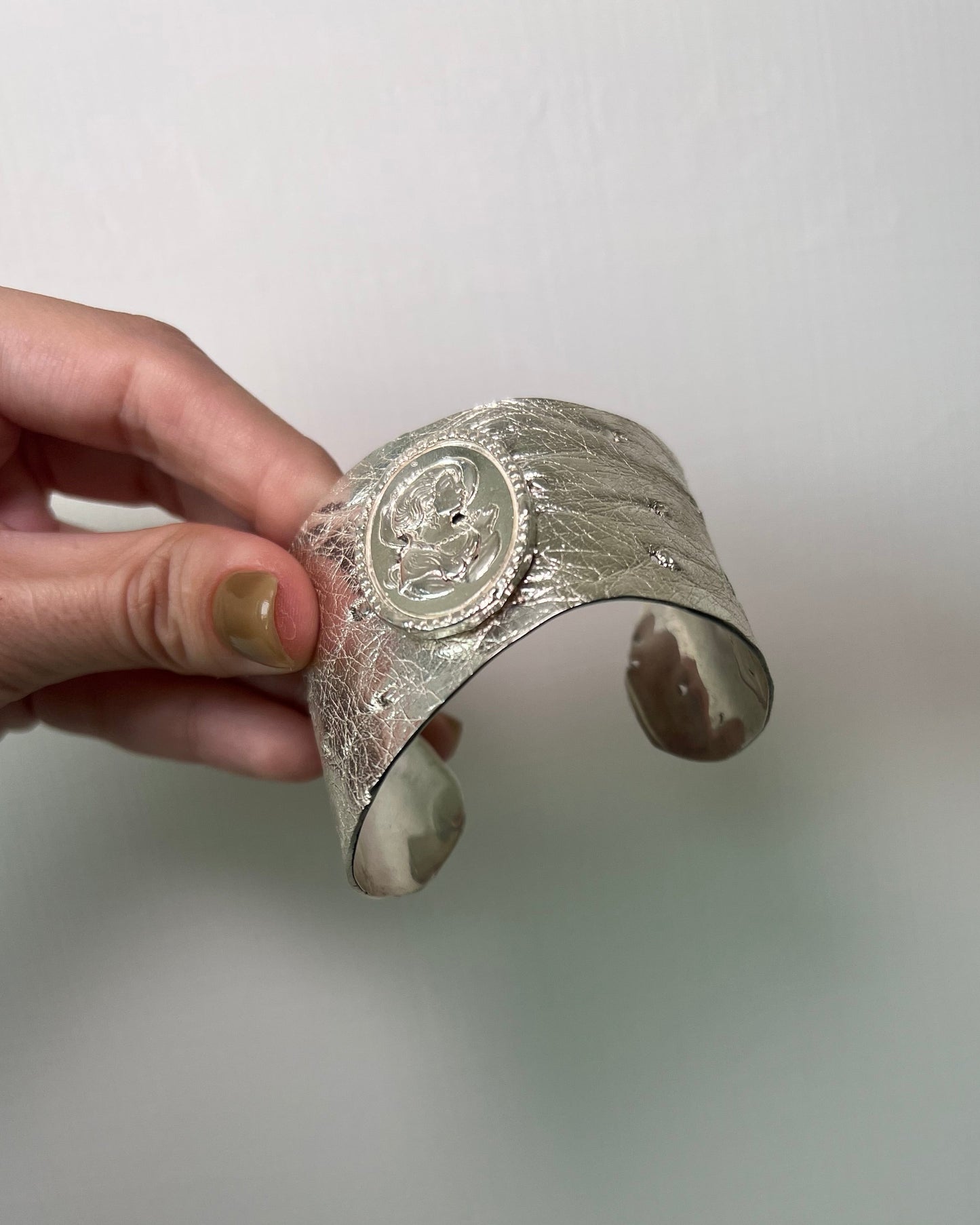 Cameo Ostritch Textured Bracelet