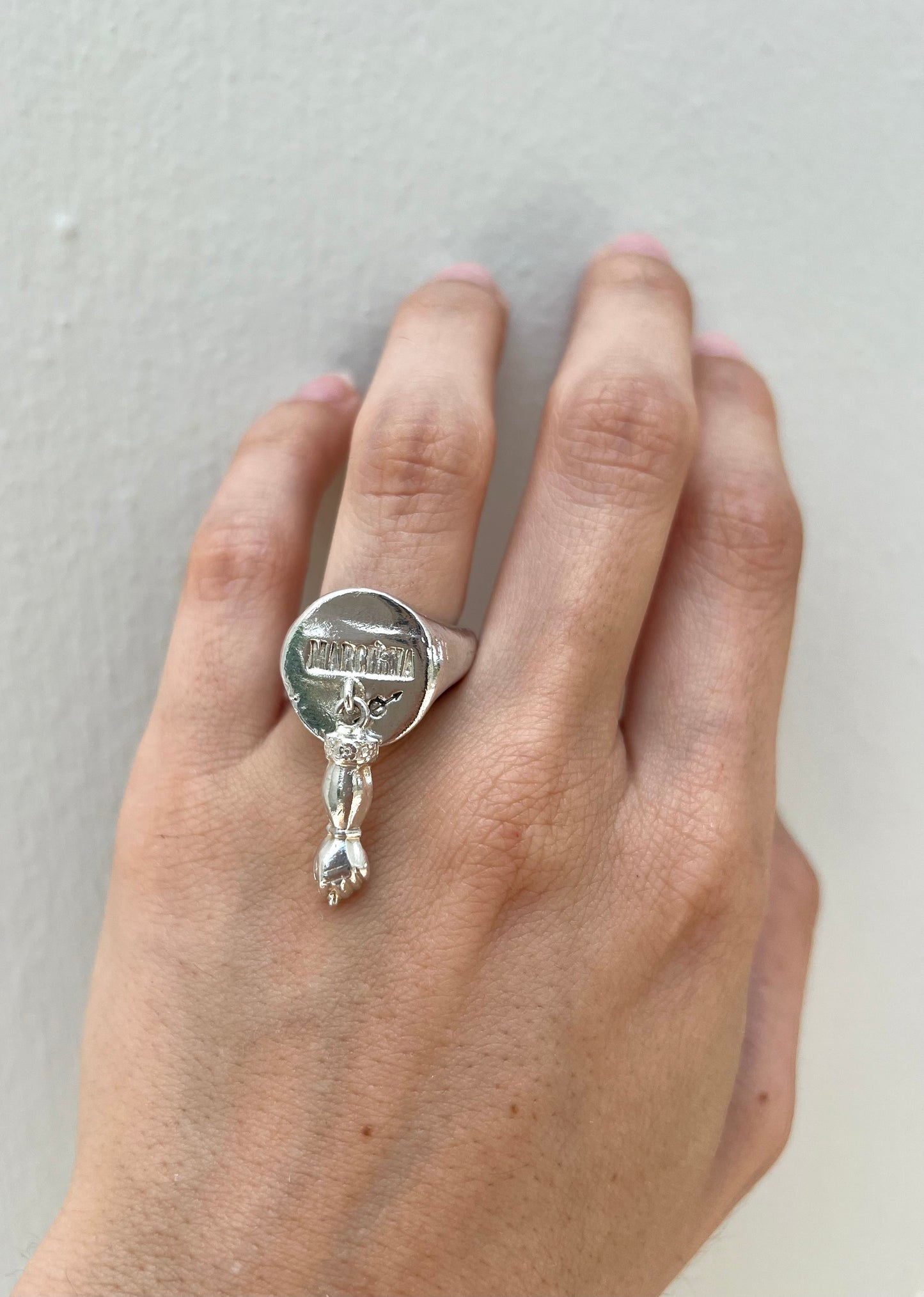 Signet Charm Ring