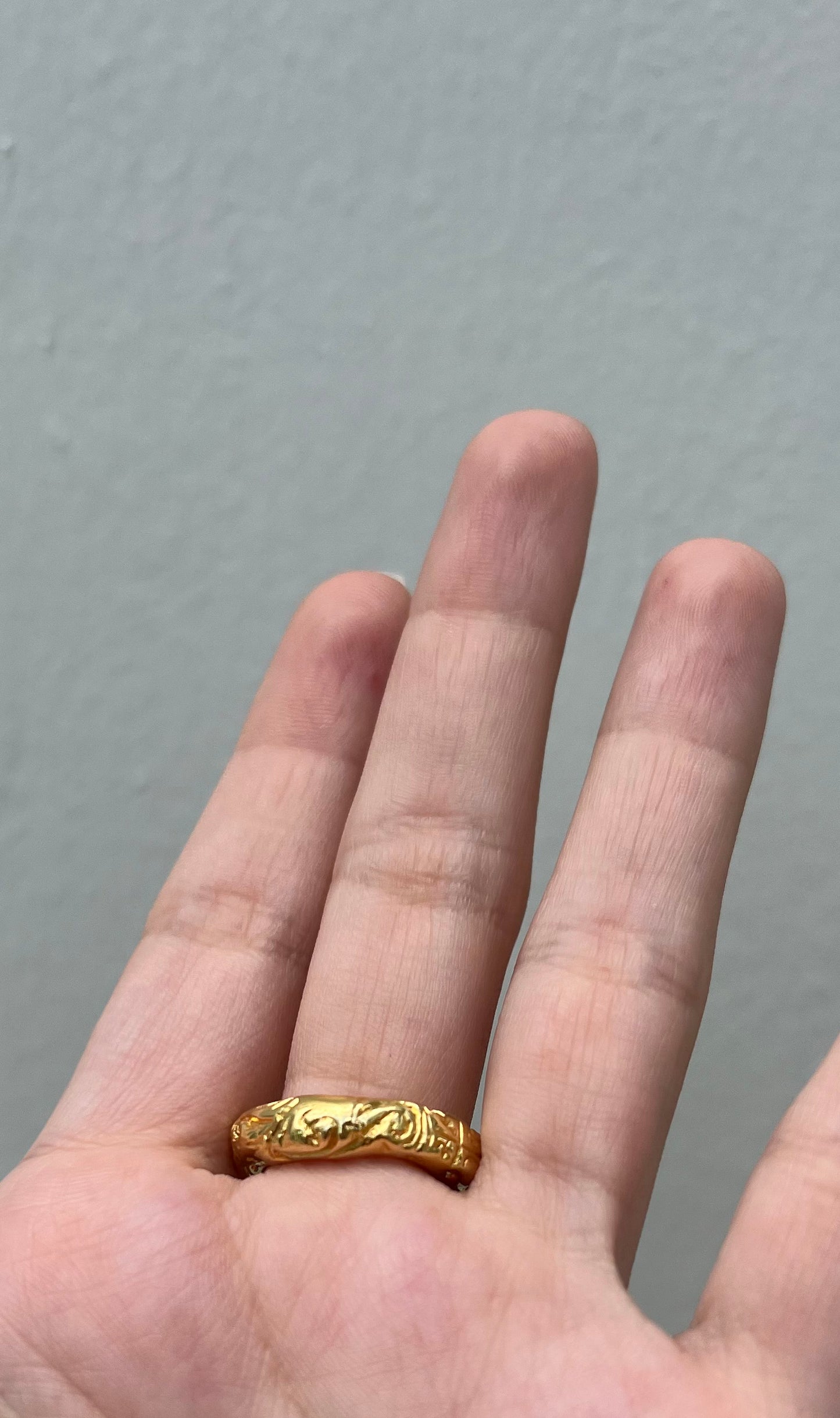 Engraved Band Ring