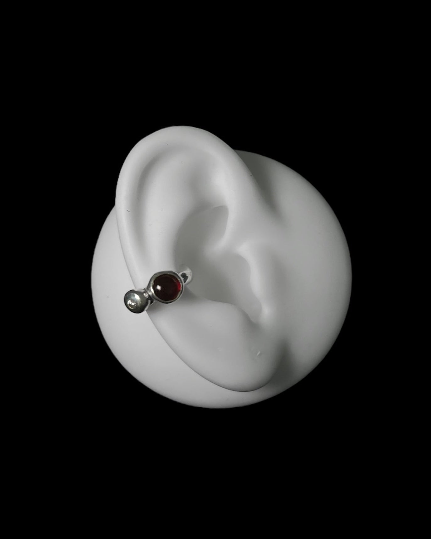 Garnet Ear Cuff