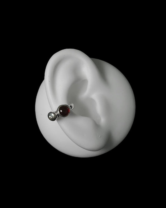 Garnet Ear Cuff