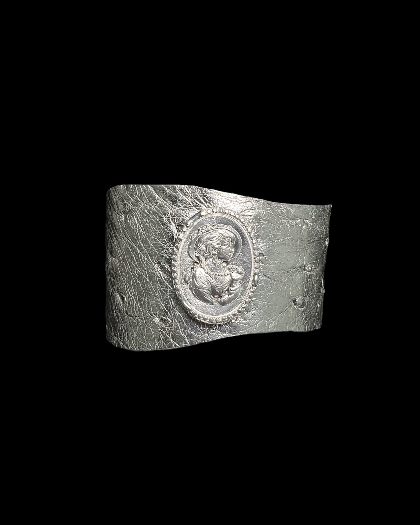 Cameo Ostritch Textured Bracelet