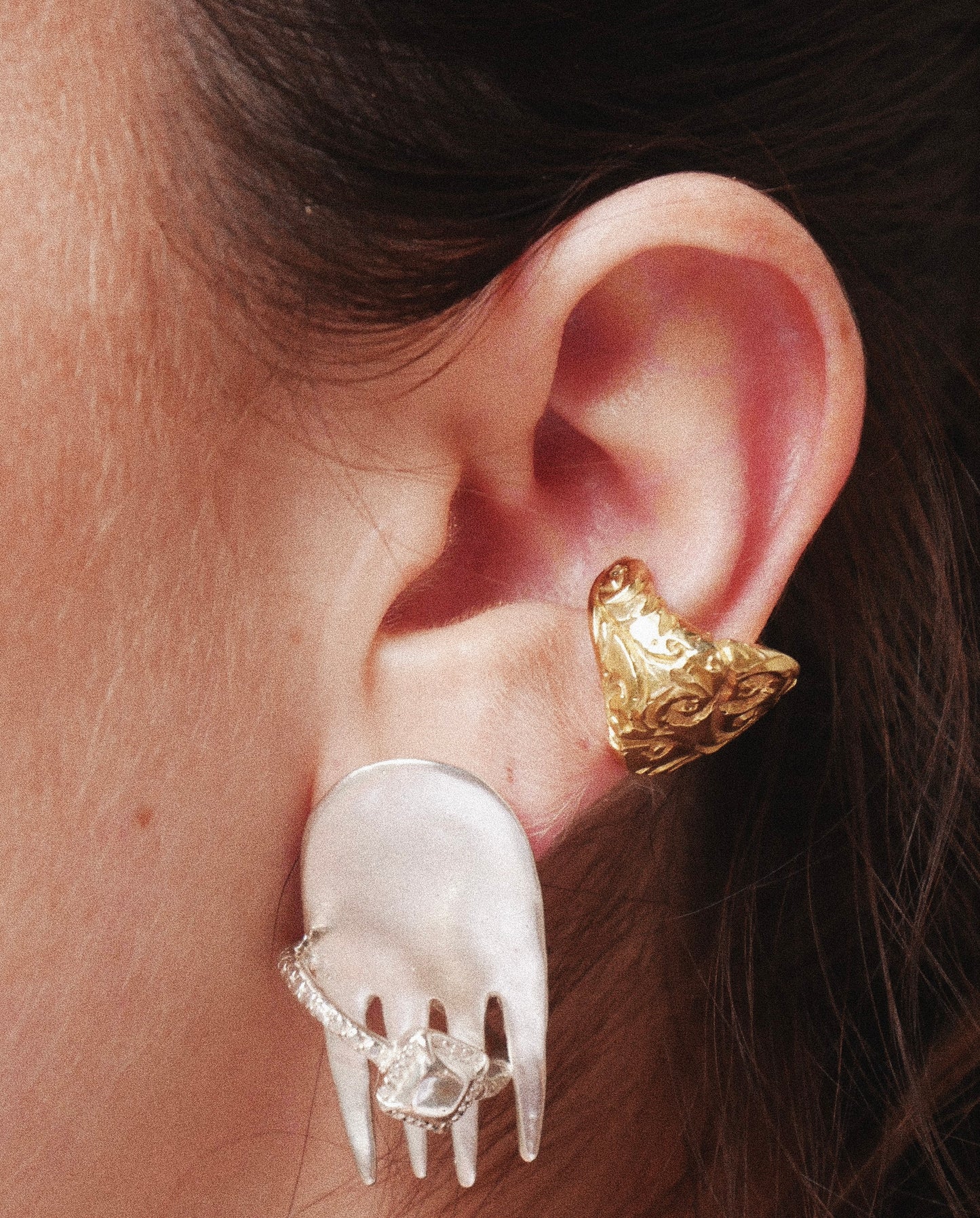 Ring Fork Earring